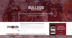 Desktop Screenshot of bulldogsportsradio.com